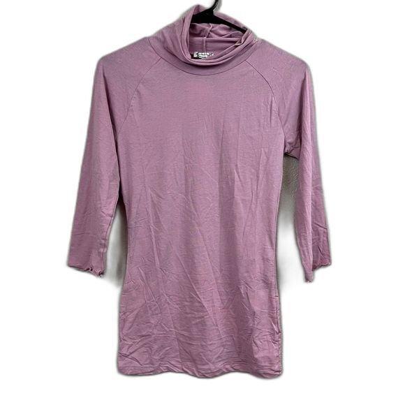 NWOT Free People Lilac Turtleneck Top - Picture 3 of 4